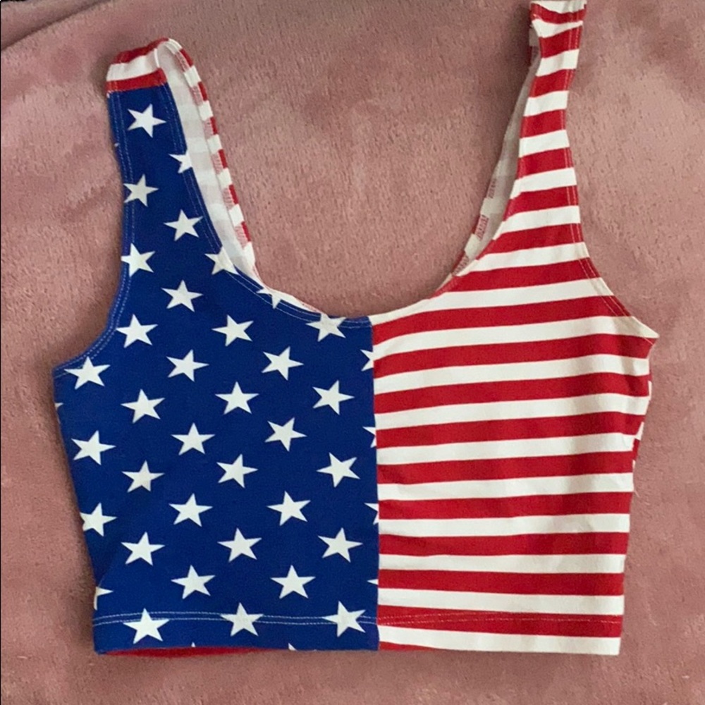 American Apparel USA crop top ! Size Medium